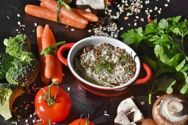 Gutxieneko menua dieta osasuntsu baten eskemaren arabera