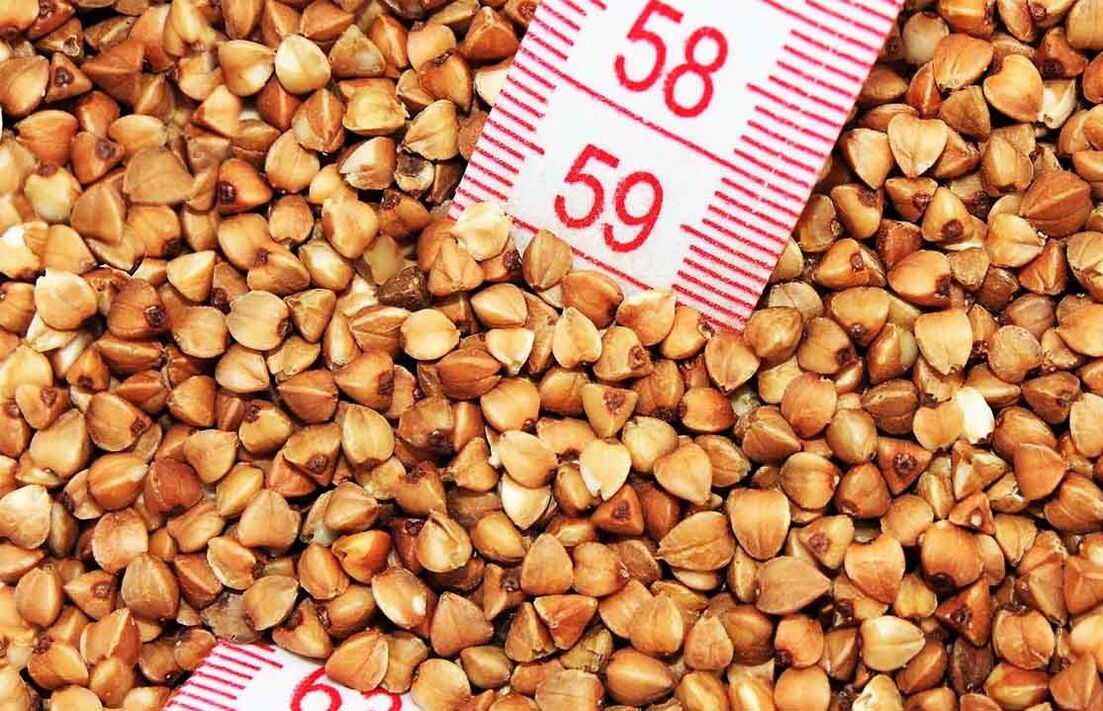 Pisua galtzea buckwheat-en
